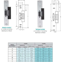 RCI L6505XLMKM-32D Electric Strikes