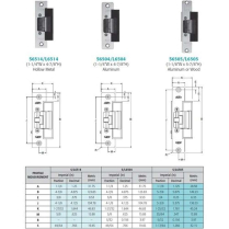 RCI L6508XLMKM-32D Electric Strikes