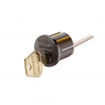 Sargent 34-LA-10B Rim Cylinder, La Keyway, Oil Ribbed Bronze