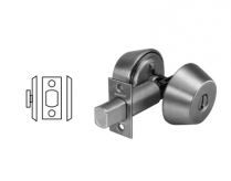 Sargent 489-26D Exit Deadbolt, Turn X Blank Plate