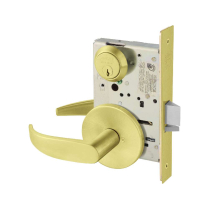 Sargent 56-8204-OP-04-LH Storeroom Brass LH 8200 Mort MELR