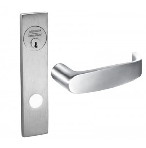 Sargent 8293-LE1L-26D Single Dummy Mortise Trim