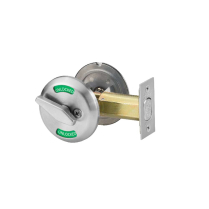 Sargent V21-468-26D Thumb Dbl Indicator UnlkLked RdGrn Chrme