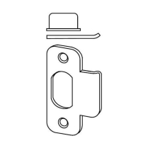 Schlage 10-004 605 T-Strike 1/4" AL-Series Brass Strikes