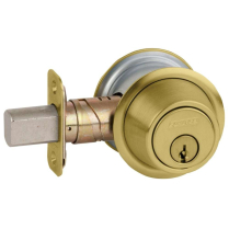 Schlage B560P-606 Single Cylinder Deadbolt, Grade 2
