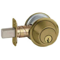 Schlage B560P-609 Single Cylinder Deadbolt, Grade 2