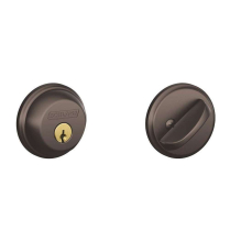 Schlage B60N-613 Deadbolt, Single Cylinder