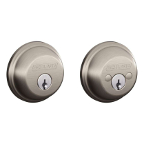 B62 620 DEADBOLT 12-321 ANTQUE NICKEL DOUBLE CYL C-KWY