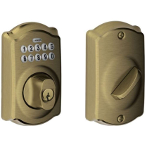 Schlage BE365-CAM-609 Keypad Deadbolt, Camelot