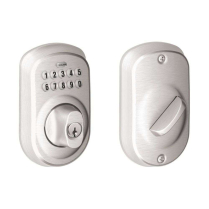 Schlage BE365-PLY-626 Keypad Deadbolt, Plymouth
