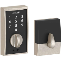 Schlage BE375 CEN 619 Touchscreen Satin Nickel Schlage Touch