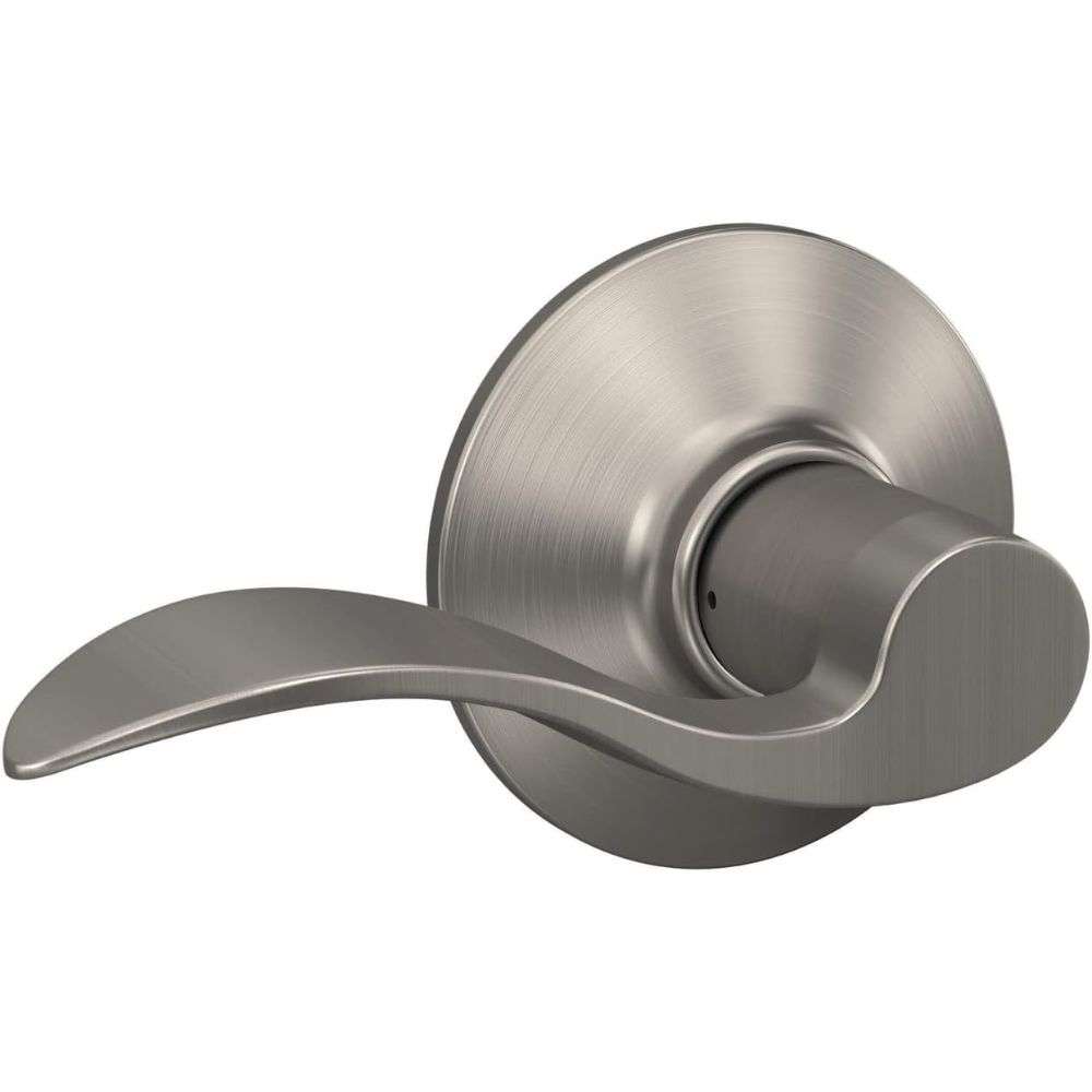 Schlage Latitude Passage Door Lever – Matte Black – F10 LAT 622 – Hall/Closet