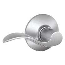 F10 ACC 626 ACCENT 16-080 SATIN CHROME PASSAGE LEVER