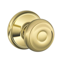 Schlage F10-GEO-605 Passage Latch, Georgian Knob
