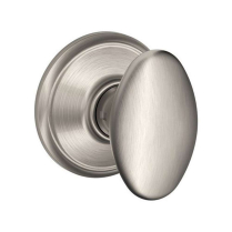 Schlage F10-SIE-619 Passage Latch, Siena Knob, Satin Nickel