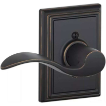 Schlage F-Series F170 ACC 716 ADD LH w/ Addison Rosette