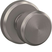Schlage F170 BWE 619 Bowery Knob Satin Nickel Single Dummy