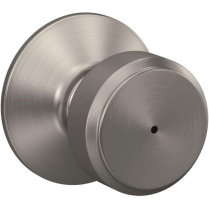 Schlage F40 BWE 619 Bowery 16-080 Satin Nickel Privacy Knob