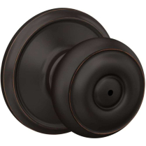 Schlage F40-GEO-716 Privacy Lock, Georgian Knob