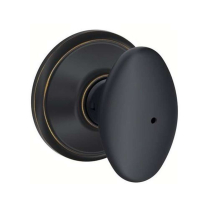 Schlage F40 SIE 716 Siena 16-080 Aged Bronze Privacy Knob