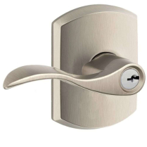 Schlage F-Series F51A ACC 619 GRW w/ Greenwich Rosette