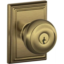 Schlage F-Series F51A GEO 609 ADD w/ Addison Rosette