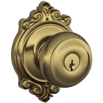 Schlage F-Series F51A GEO 609 BRK w/ Brookshire Rosette