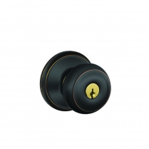 Schlage F51A-GEO-716 Entry Lock, Georgian Knob