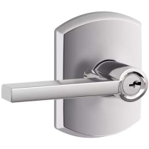 Schlage F-Series F51A LAT 625 GRW w/ Greenwich Rosette