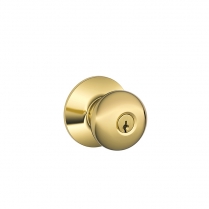Schlage F51A-PLY-605-KA4 Entry Lock, Plymouth Knob