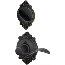 Schlage F-Series F59 ACC 716 LH BRK w/ Brookshire Rosette