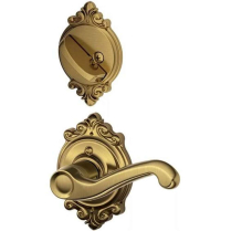 Schlage F-Series F59 FLA 609 LH BRK w/ Brookshire Rosette