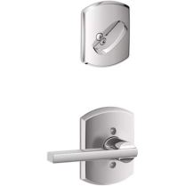 Schlage F-Series F59 LAT 625 GRW w/ Greenwich Rosette