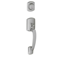 Schlage F-Series F59 LAT 626 GRW w/ Greenwich Rosette