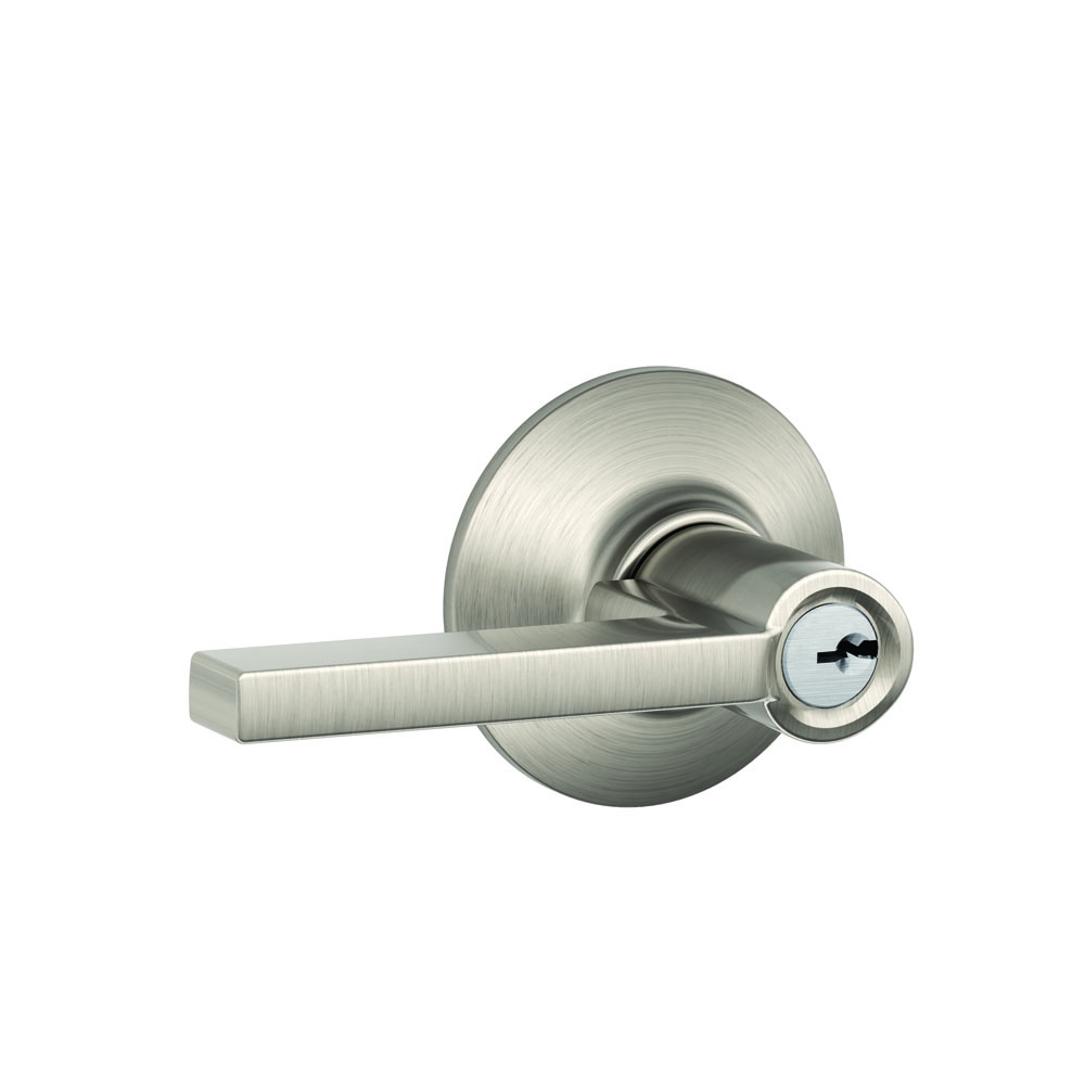 thumbnail image 2 of Schlage Latitude Passage Door Lever – Matte Black – F10 LAT 622 – Hall/Closet 2 of 4