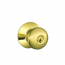 Schlage F80-PLY-605 Storeroom Lock, Plymouth Knob