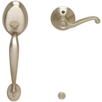 FE285 PLY 619 FLA LH HANDLESET SATIN NICKEL