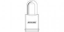 Schlage KS23D2200 Padlock, Less Cylinder