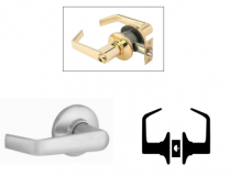 Schlage S10D SAT-605 SATURN S-Series Passage Levers