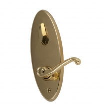 Schlage S210PD-FLA-605-LH Interconnected Entrance Lock