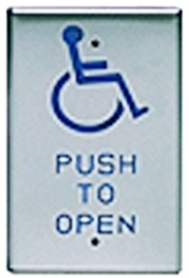 SDC 482A2U Single Gang Push Plate Switch