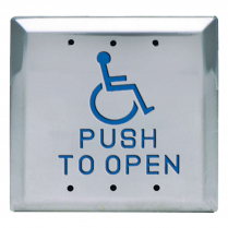 SDC 4-1-2" Square Push Plate Switch