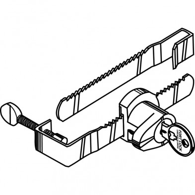 Fort Single Bitted Showcase Locks - Variant Product