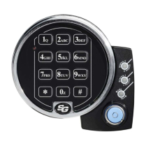 S&G 3007302 Digital Time Lock 100 Users DirectDrive Sqr Bolt