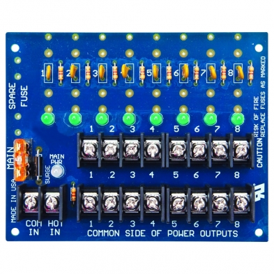 Securitron PDB-8C2 Power Distribution Board, 8 PTC Outputs