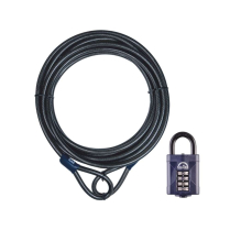 Squire Lock COMBI-12C Heavy-Duty 10m Cable Combi Padlock Kit