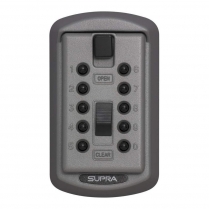 Supra 1170 Keysafe Slimline 2-Key, Pushbutton, Titanium