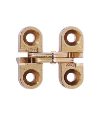 SOSS Hardware 100CUS4 1/2-5/8 Invisible Hinge Brss Wood Mtl