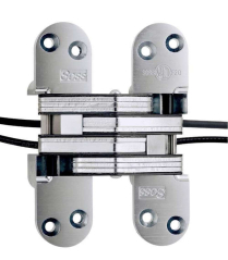 SOSS Hardware 220ASPTUS26D 2in 90/180 F Invis Pwr Hinge Chrm