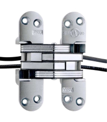 SOSS Hardware 418PTUS26D 1-3/4 90/180 F Invis Pwr Hinge Chrm